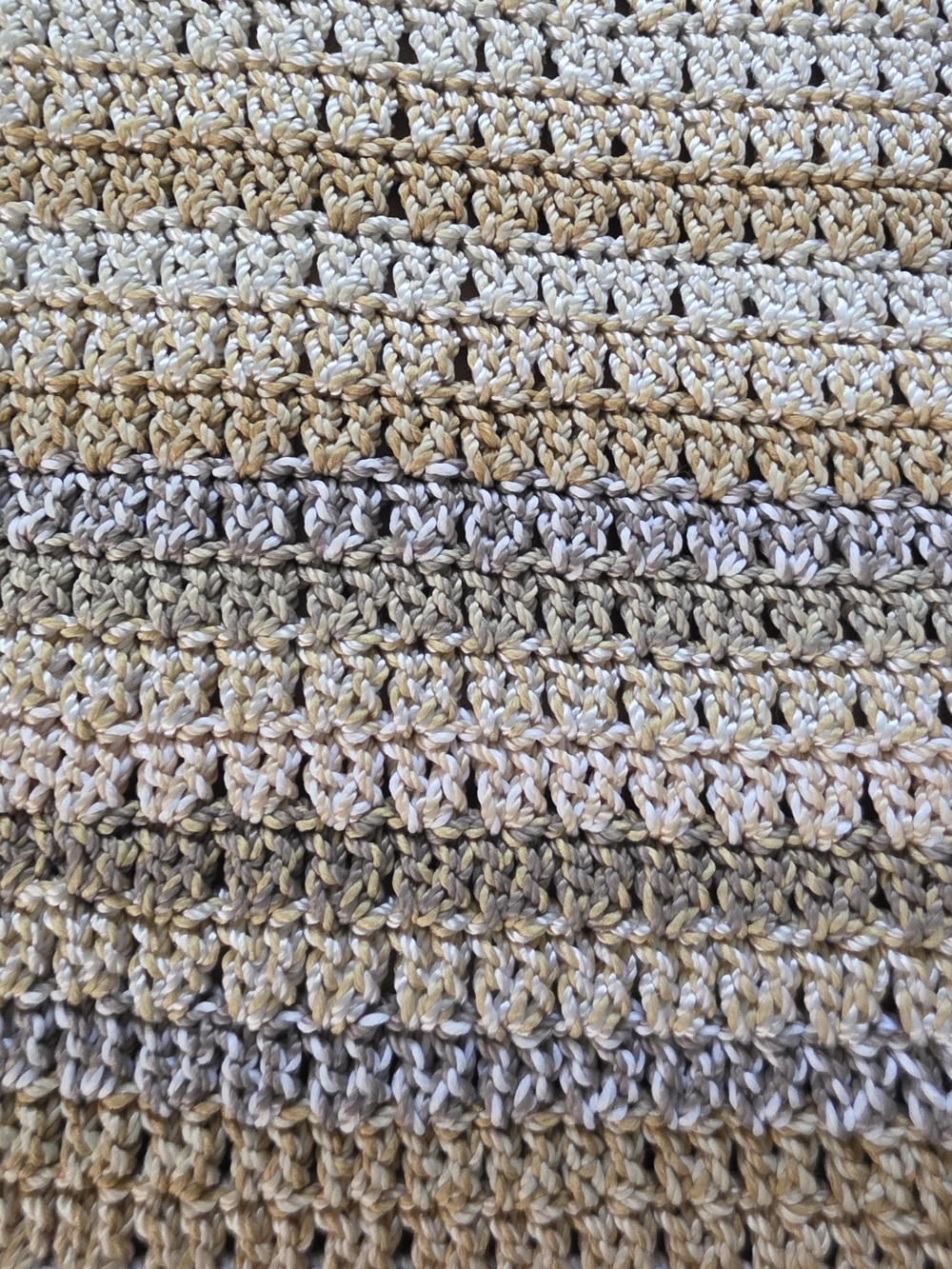 The Sak Beige, Cream & Light Pink Crochet Hobo Tote - Picture 3 of 7